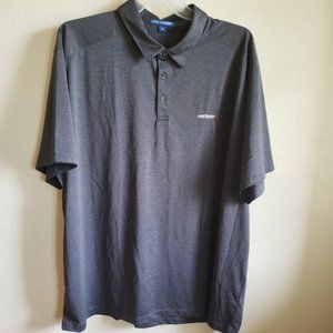 NWOT Verizon Grey Short Sleeve Polo Men